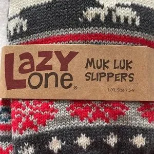 Muk Luks Shoes Muk Luk Moose Fair Isle Lazy One Slippers